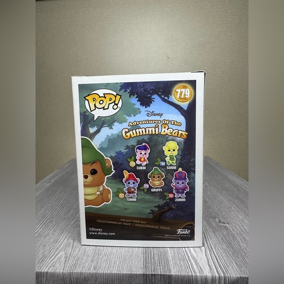 Funko Pop! Vinyl: Disney Adventures Of The Gummi Bears - Gruffi #779 w/Protector - Picture 4 of 7